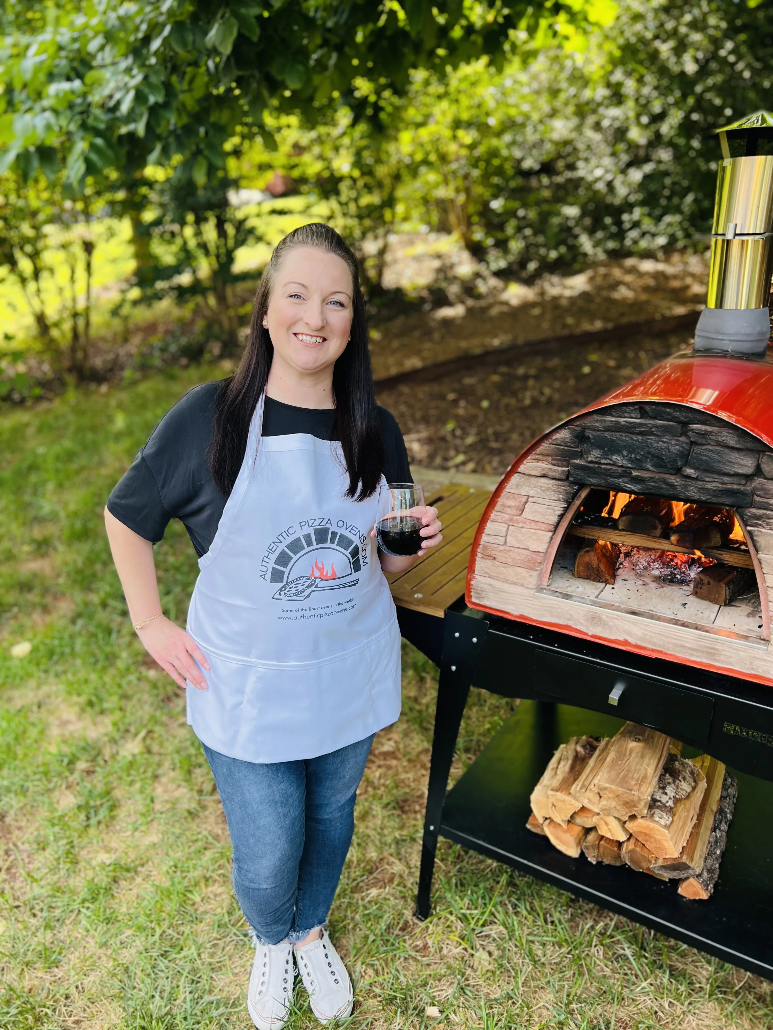 Authentic Pizza Ovens Maximus Portable Wood-Fired Pizza Oven �C Red, Outdoor Pizza & Bread Oven