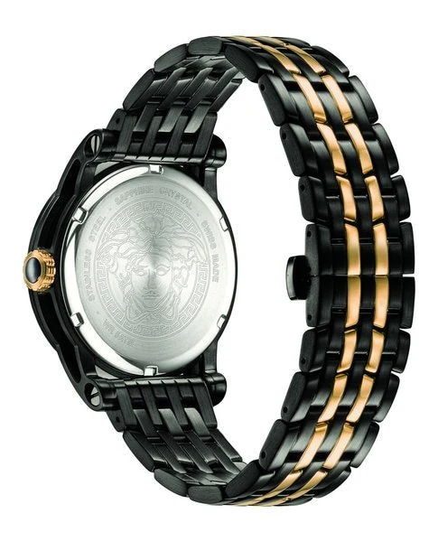 Versace Ion Plated Black Men's Watch VERD01119