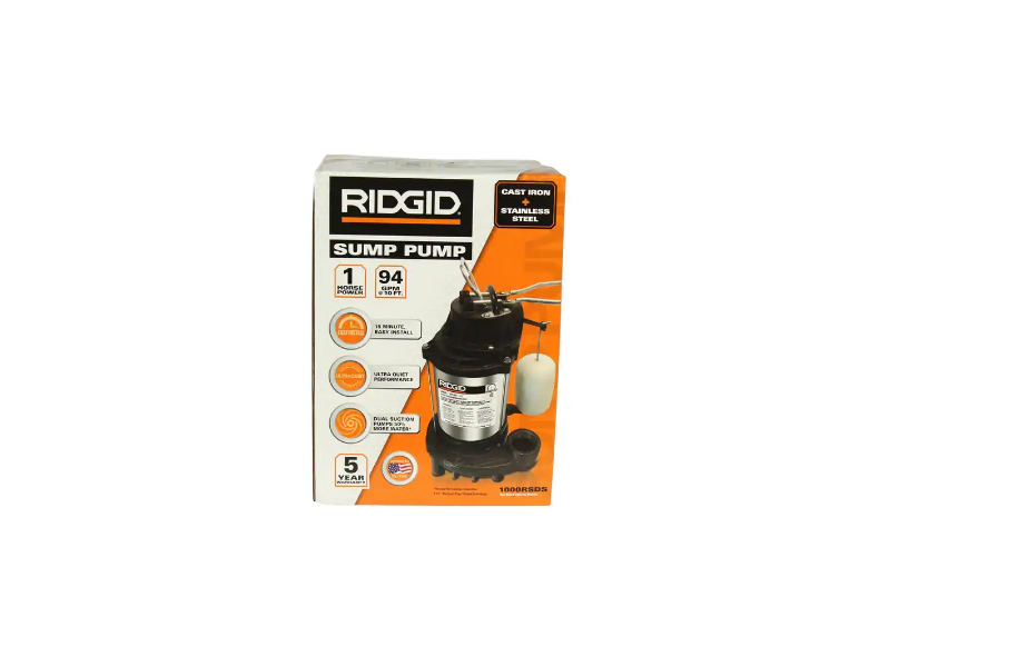 1000RSDS 1 HP Stainless Steel Dual Suction Sump Pump