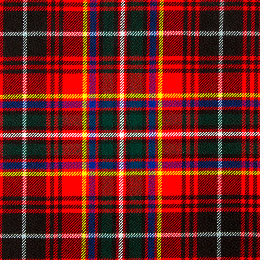 Innes Red Modern Tartan