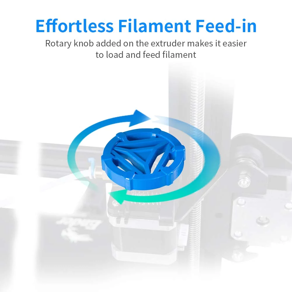 2025 Verbeterde 3D Printer Creality Ender 3 V2, Printformaat 220x220x250 mm, Aluminium, Zwart