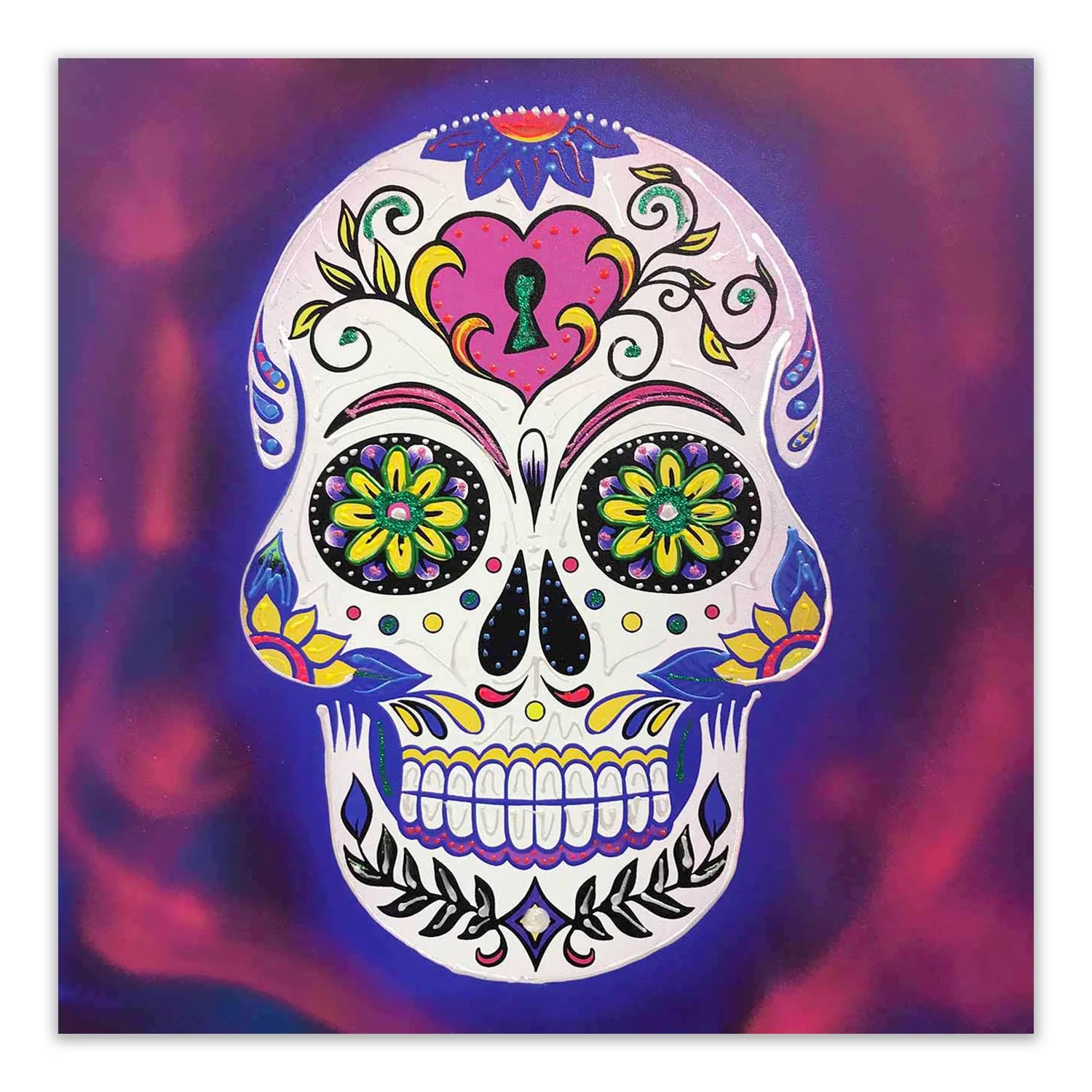 Day of The Dead Purple