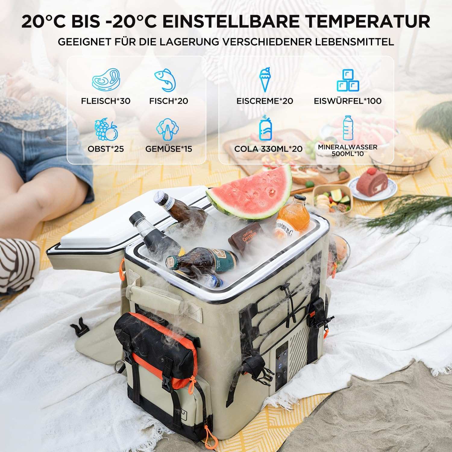 2025 Litheli FrozenPack – Nevera portátil de viaje en formato mochila