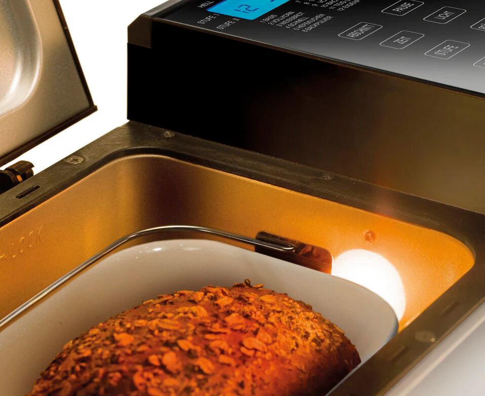 2025 Máquina de pan Backmeister® Top Edition 615 W con 11 programas y capacidad de hasta 1.200 g