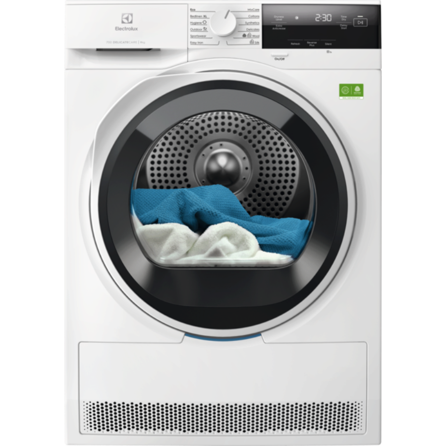 Electrolux 9kg Heat Pump Tumble Dryer - White | EDHI739U4B