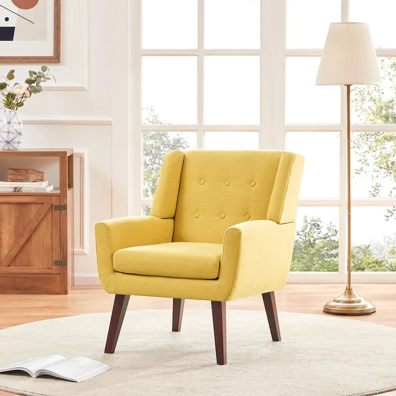 HUIMO Set of 2 Modern Tufted Accent Chair