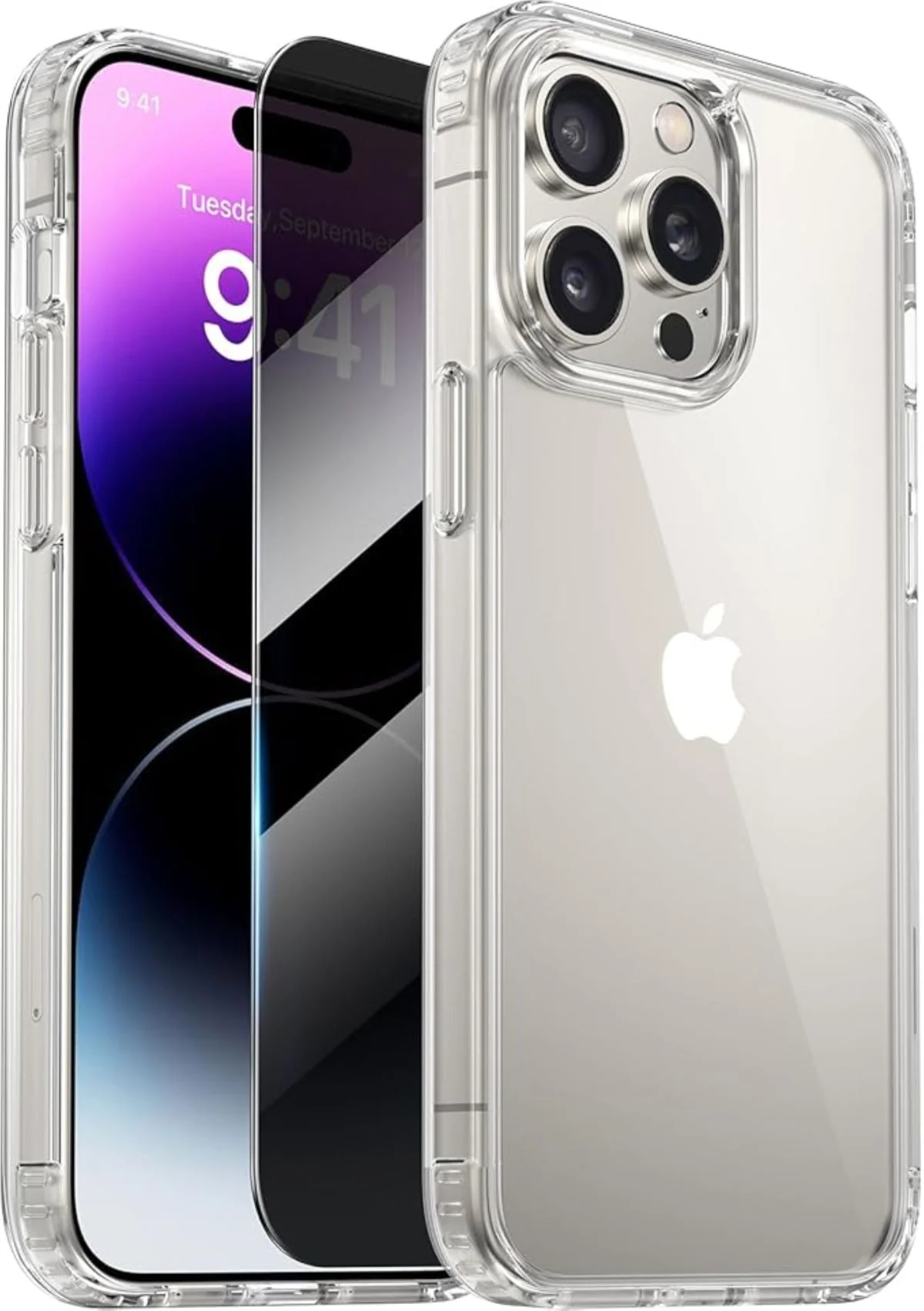 Transparente H��lle f��r iPhone mit Displayschutz