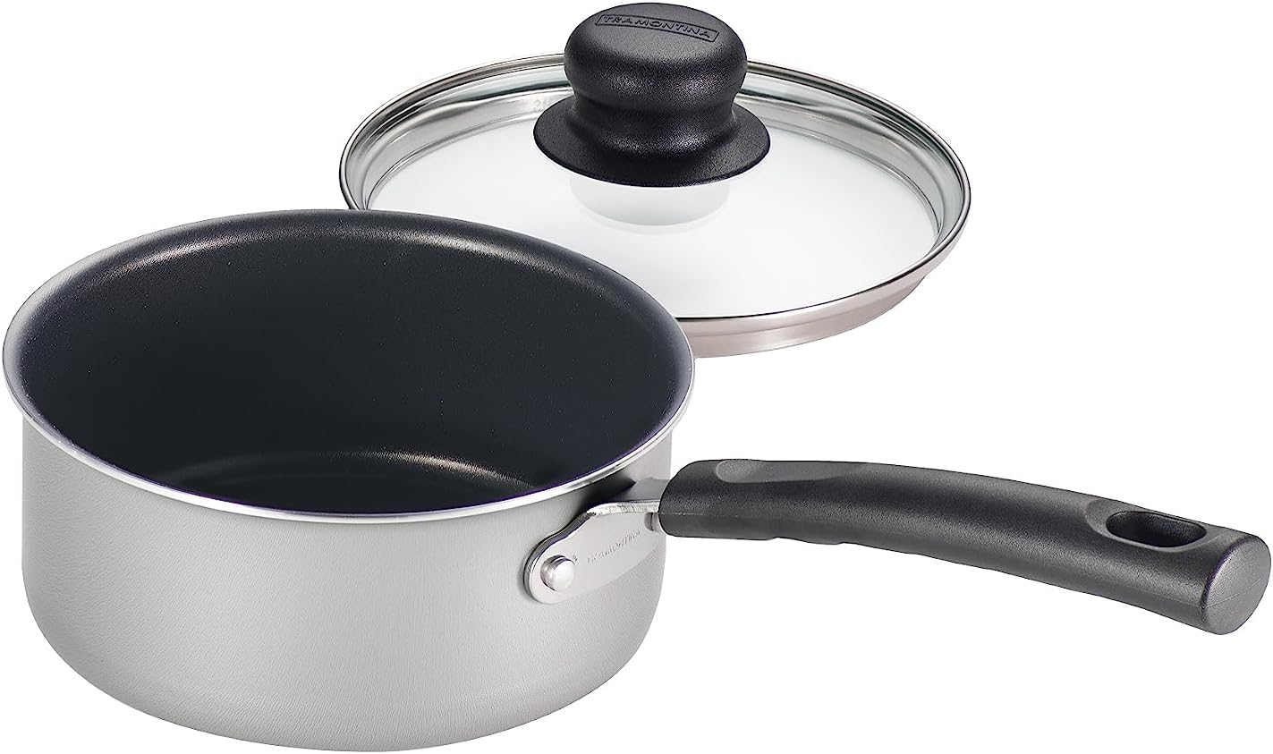 15 pc Aluminum Nonstick Cookware Set with Utensils Silver, 80143/035DS