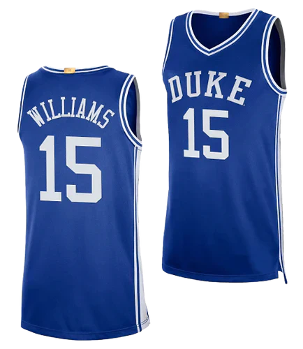 Men's #15 Mark Williams Duke Blue Devils College Basketball Jersey