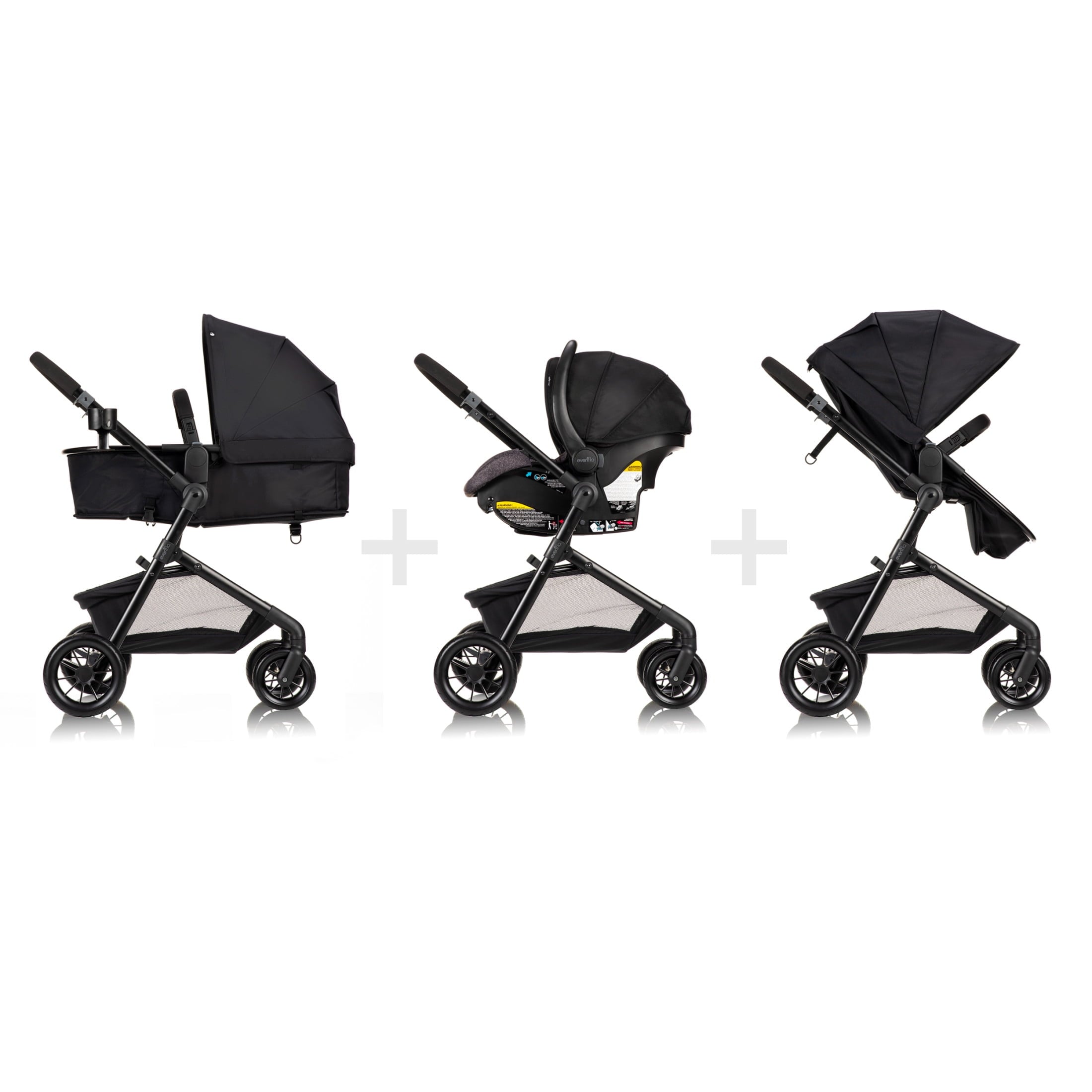 Pivot Modular Travel System with LiteMax Infant Car Seat (Casual Gray)