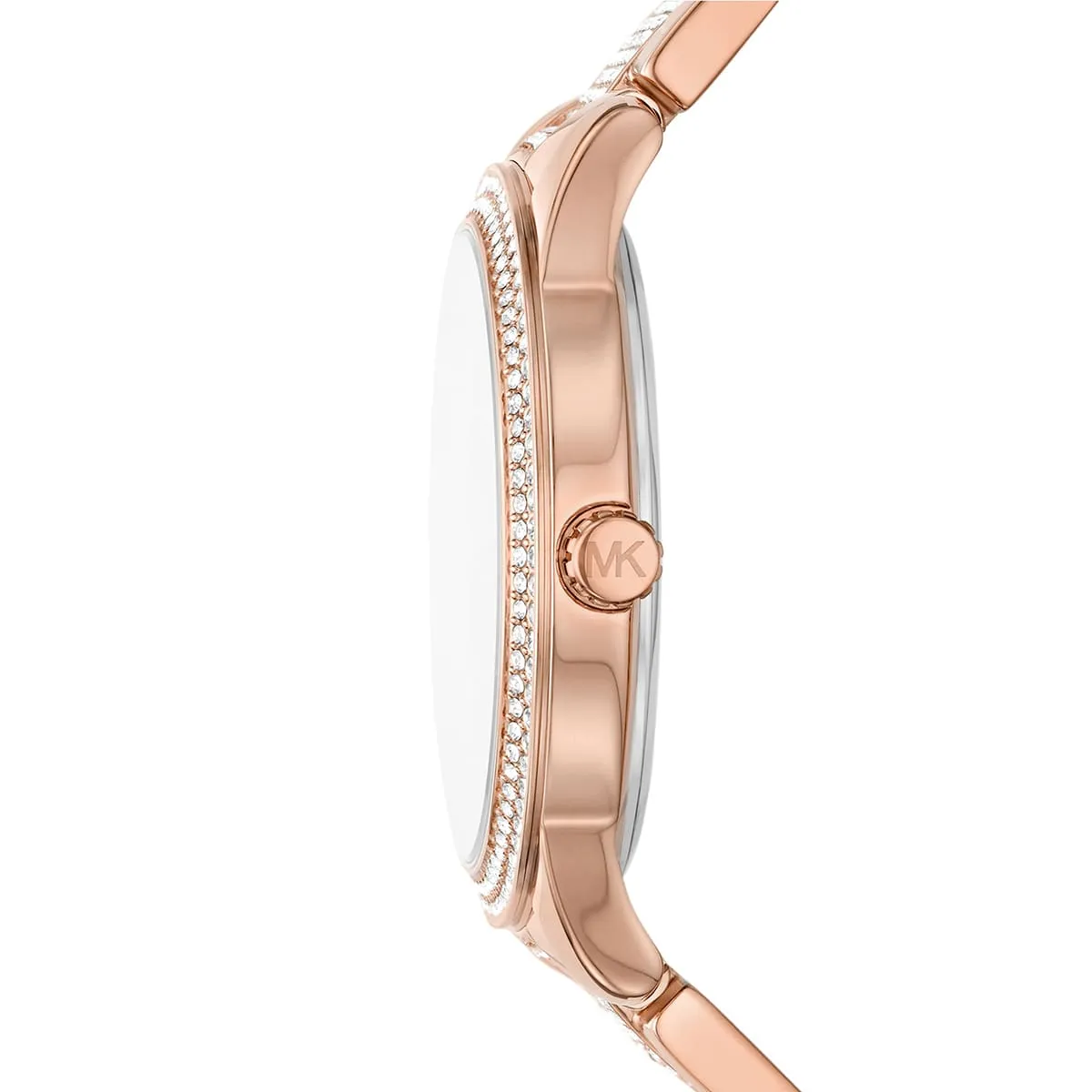 Michael Kors Oversized Tibby Pavé Rose Gold-Tone Women's Watch - MK7293