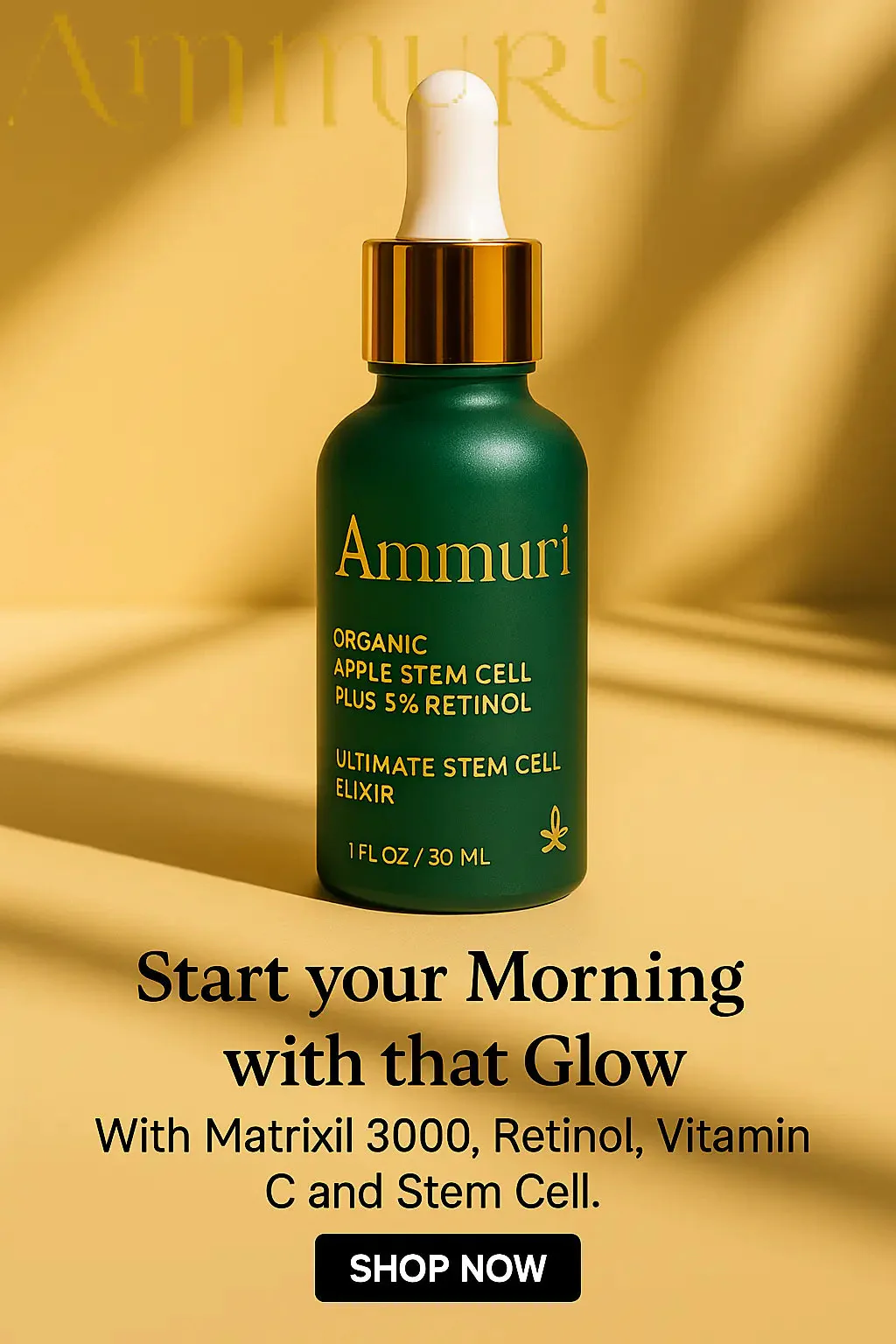Apple Stem Cell Retinol 5 Serum �?Anti-Ageing & Skin Renewal 30ml