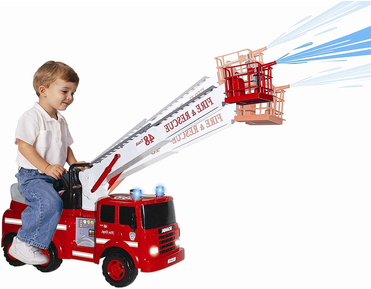 Skyteam Action Fire Engine Ride On
