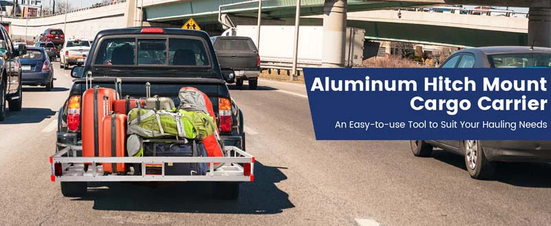 Eletriclife Aluminum Hitch Carrier Truck Luggage Basket Rack