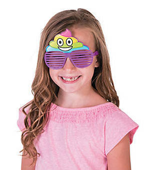 Kids Rainbow POOP Sunglasses 12 PACK Ages 3-9 | 386