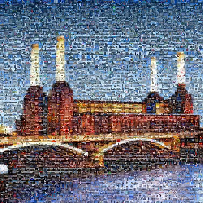 Battersea Power Station Art - Dusk