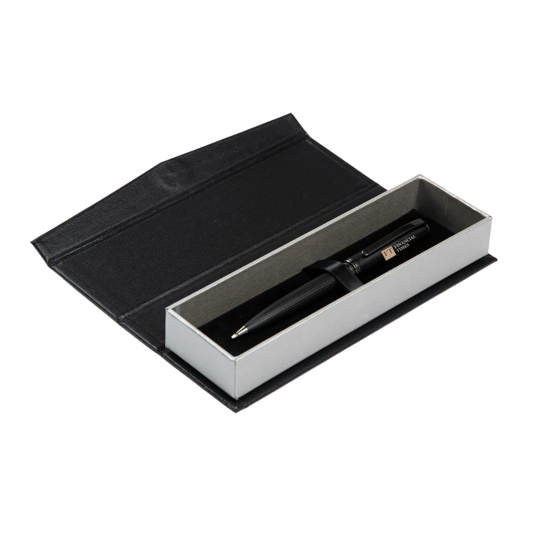 Financial Times Pen & Manilla Gift Box