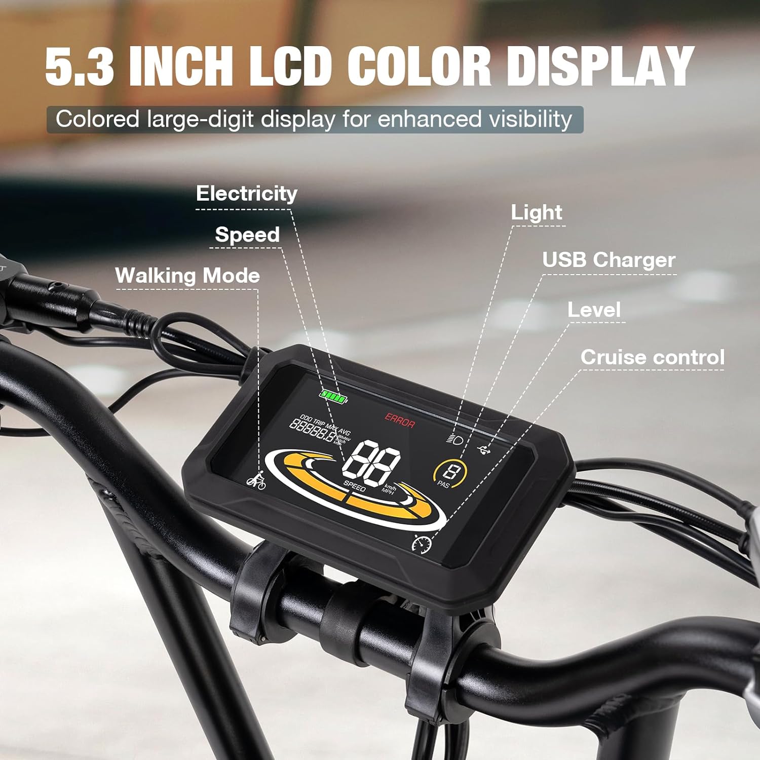 Fucare Scorpio 1200w/2400w Peak Dual Motor EBike for Adults, 35MPH 80 Miles, 48V 20Ah LG Battery Electric Bike for Adults, Full Suspension 20×4.0 Fat Tire Adult Electric Bicycles, Hydraulic Brake
