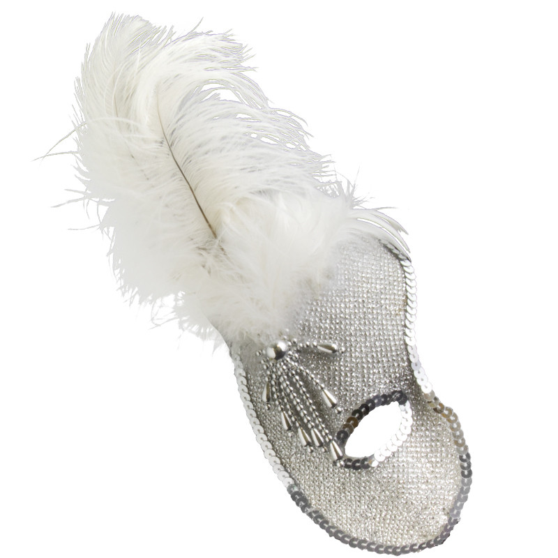 Silver Masquerade Masks | Masquerade Masks for Women | With String Back 1665