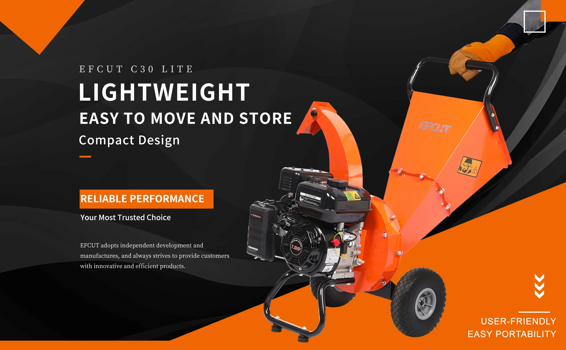 EFCUT C30 LITE Houtversnipperaar Shredder