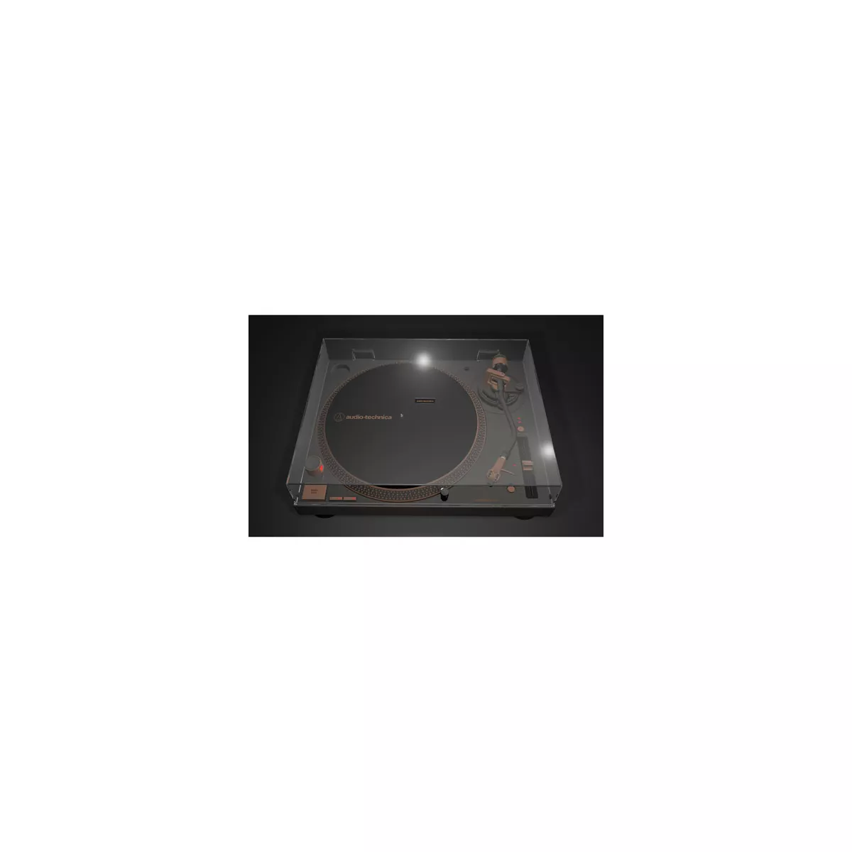 Audio Technica AT-LP120XUSB-BZ Direct Drive USB Turntable, Bronze – 3-Speed Vinyl Player with Built-in Preamp and Digital Conversion