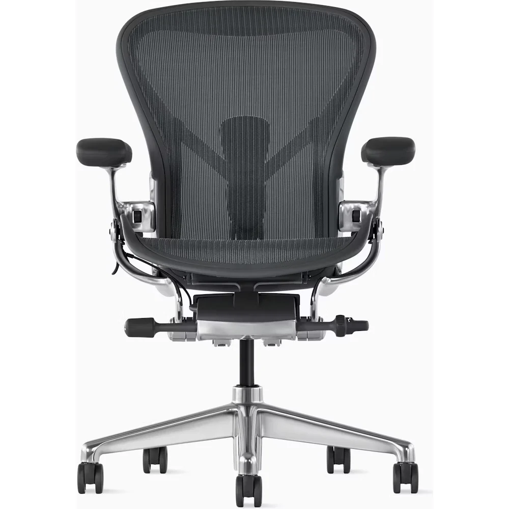 2025 Aeron Remastered - Silla de oficina tamaño B, cromo