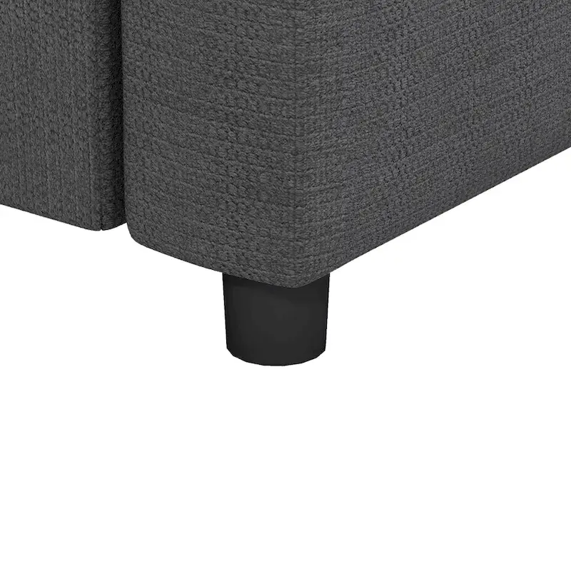 Modular Sectional Sofa, Reversible U Shaped Chenille Couch Set