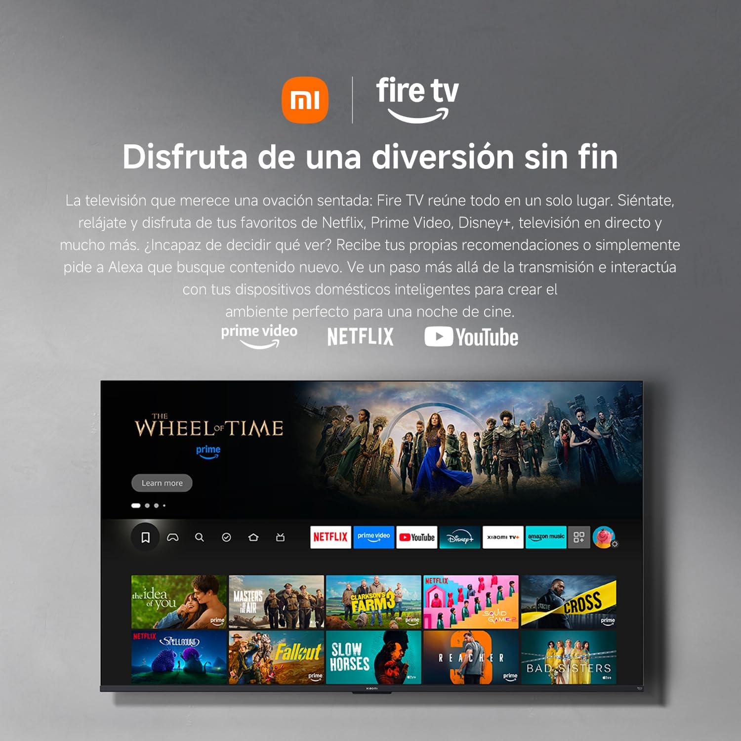 F 50 TV, 50 Inch (127 cm), 4K UHD, Smart TV, Fire TV, Alexa Voice Control, HDR10, MEMC, Game Boost Mode 120Hz, 2GB+32GB, Compatible with Apple AirPlay, 2025