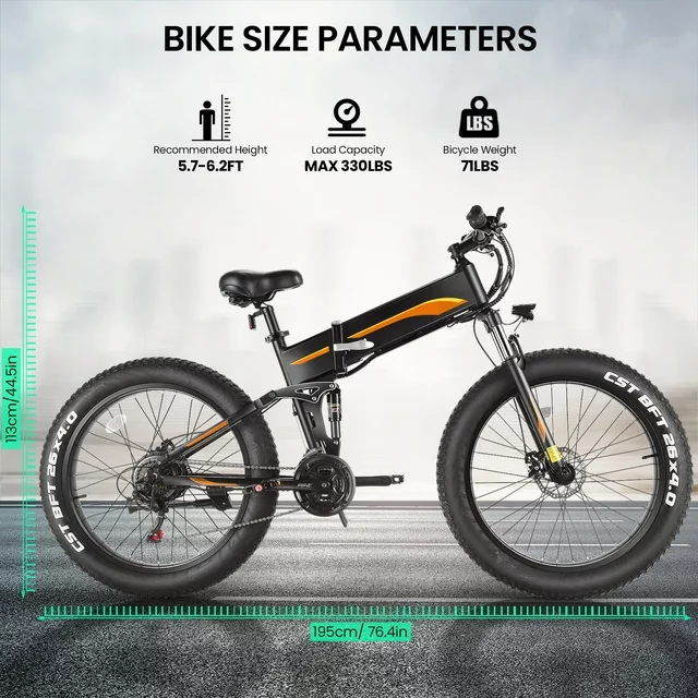 Funcid Electric Bike, 26