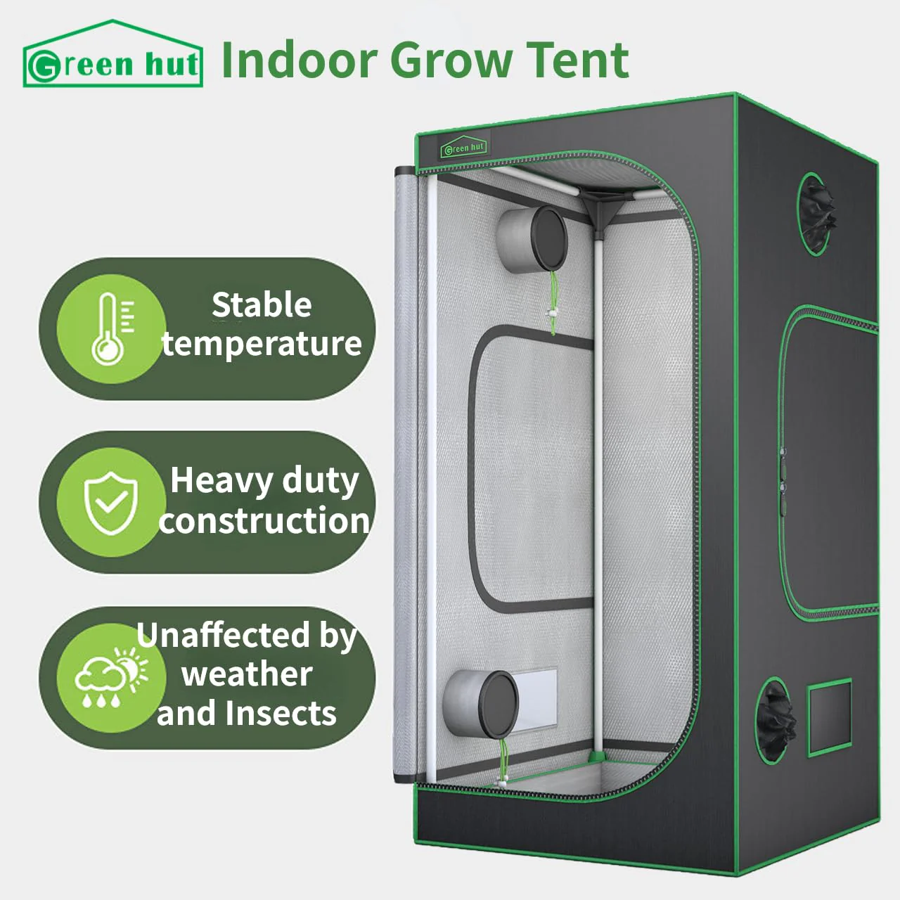 Green hut Grow Tent 96
