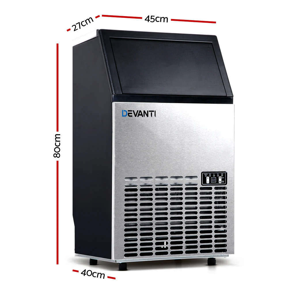 60kg Ice Maker Machine, Adjustable Thickness - Devanti