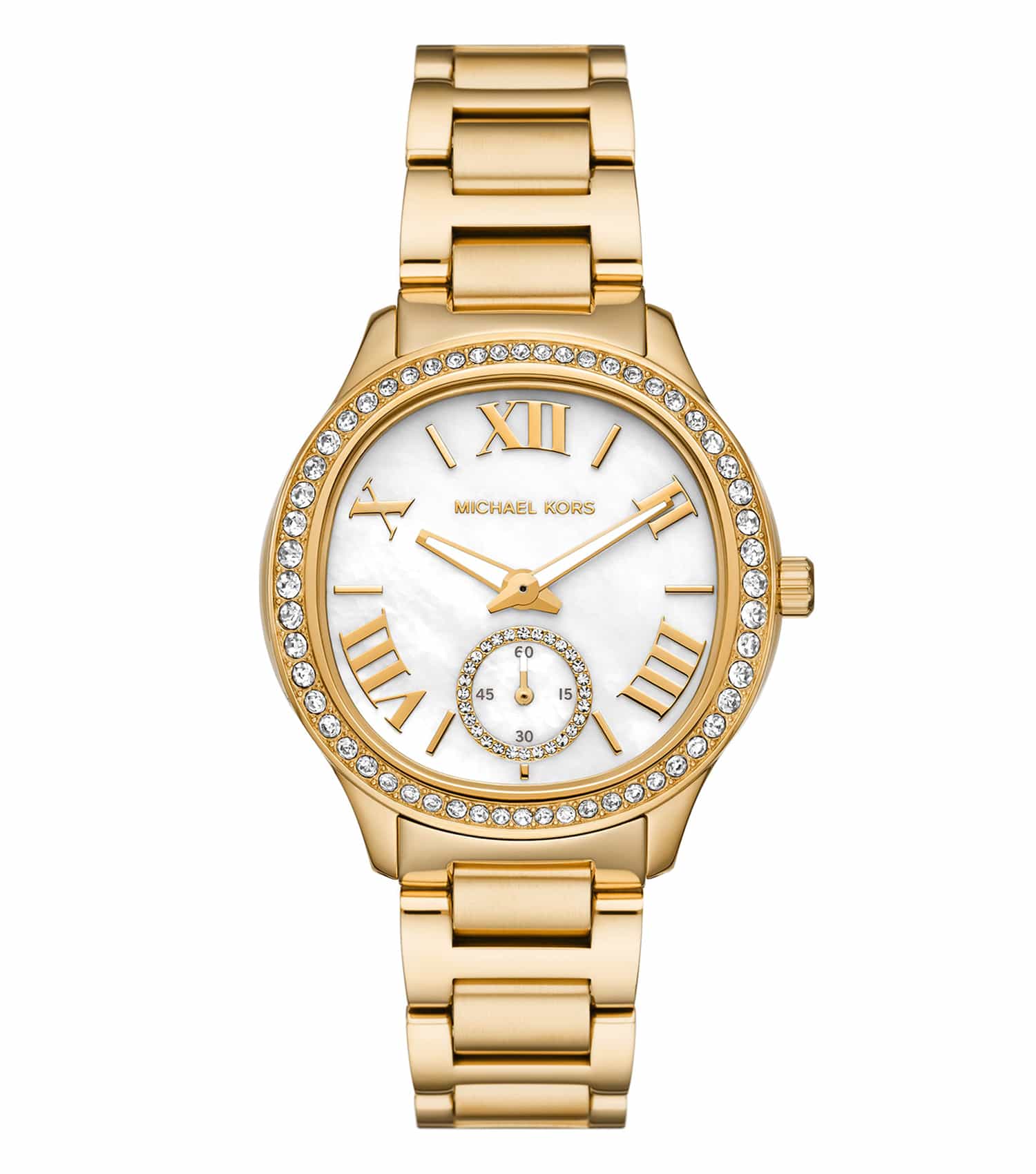 Michael Kors Sage Pavé Gold-Tone Women's Watch - MK4805