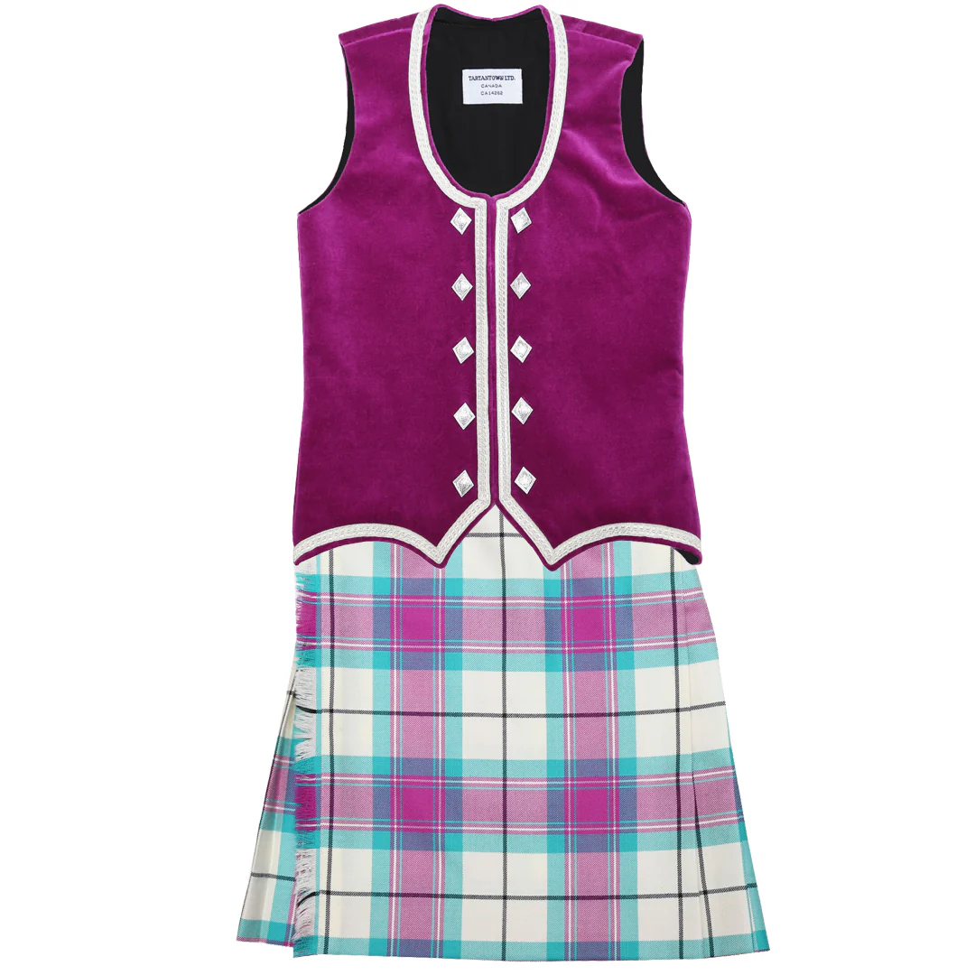 Tartan - Dress Fuchsia Kerr