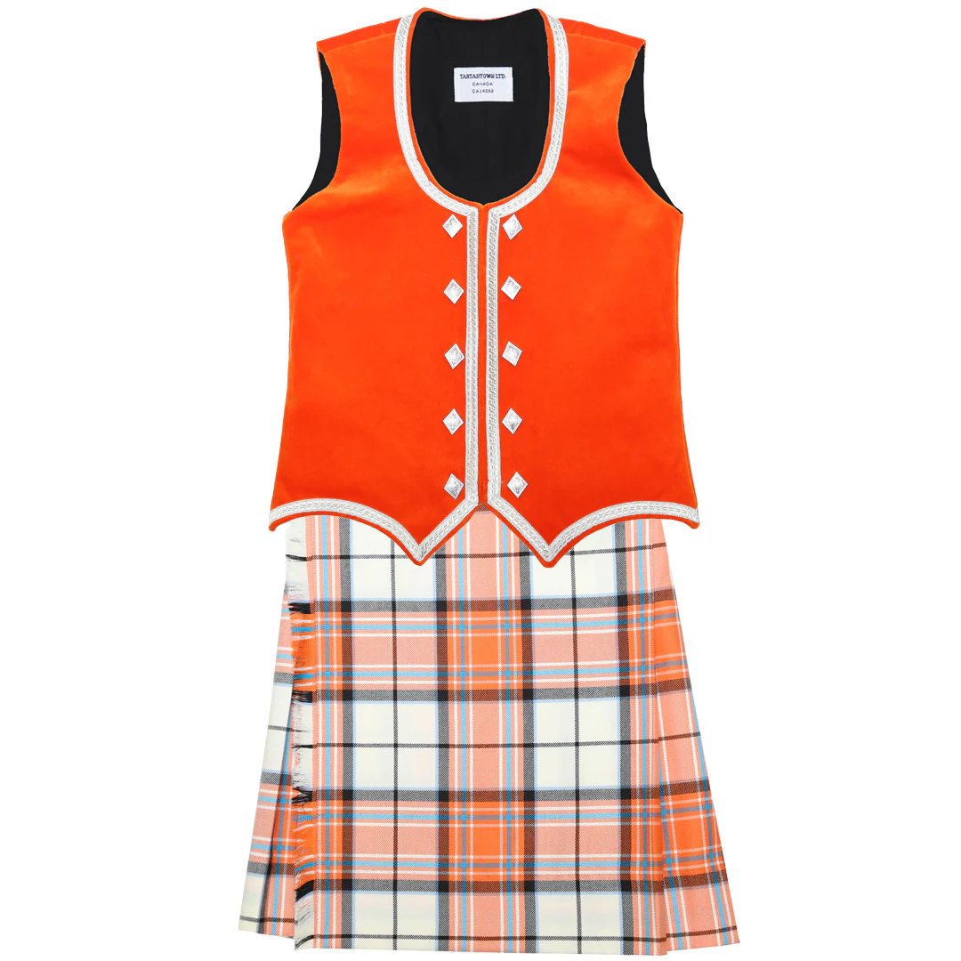 Tartan - Dress Tangerine McKellar