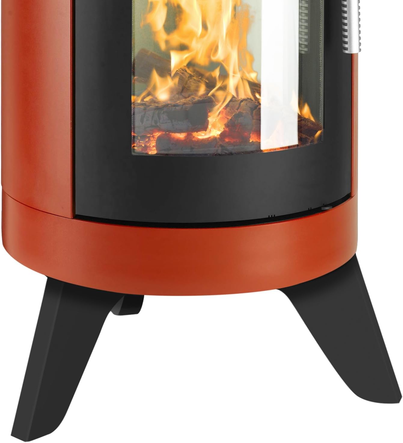 Wamsler W20001016415 City Kaminofen Stahl Rot/A+