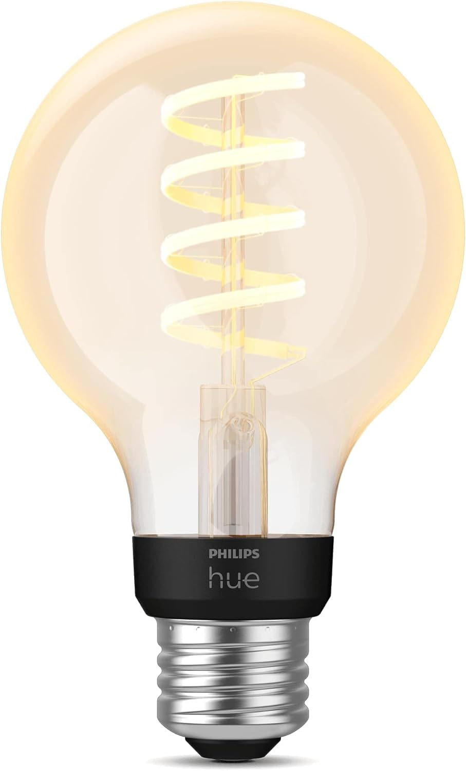 Philips Hue White Ambiance G40 LED Bulb 4-Pack, 550LM, E26, Smart Home Compatible with Alexa & Google Assistant