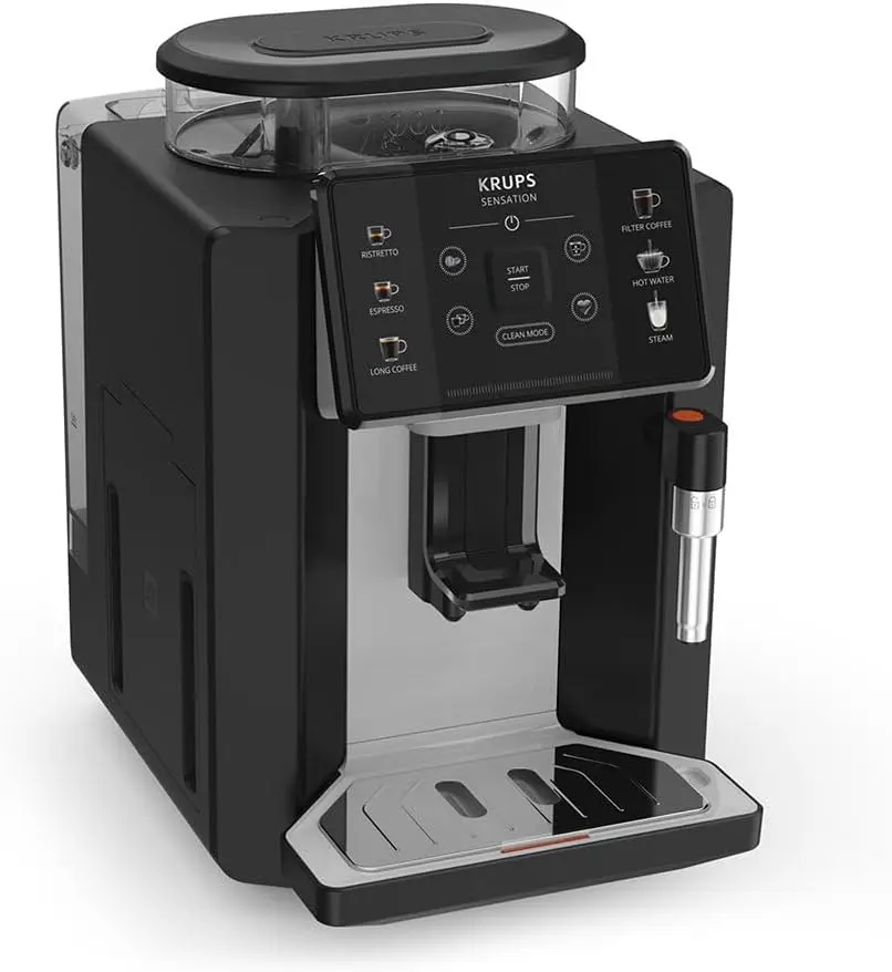 Cafetera KRUPS Sensation C10 EA910A10 Superautomática con Molinillo 15 Bares Negra