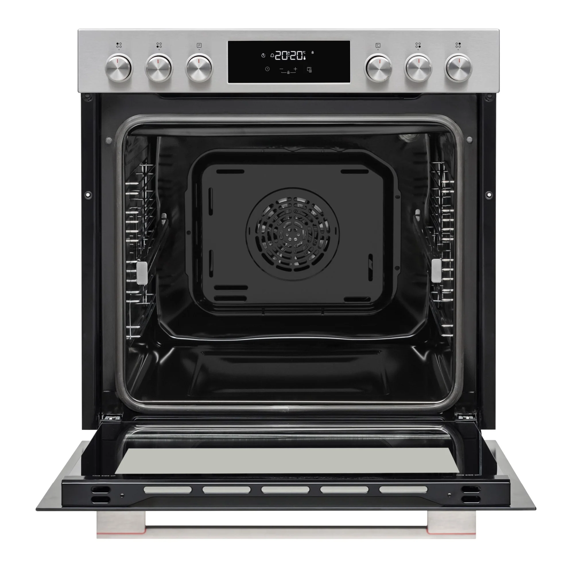 Sharp Kochherd Set Backofen und Vitrokeramikkochfeld, Einbau, K-72P19INH-EU Poly-Set