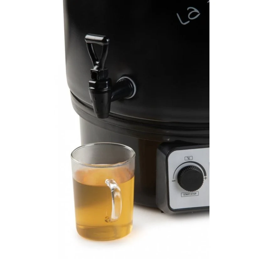 Domo Einkochautomat DO42327PC, schwarz, 27 Liter, Thermostat