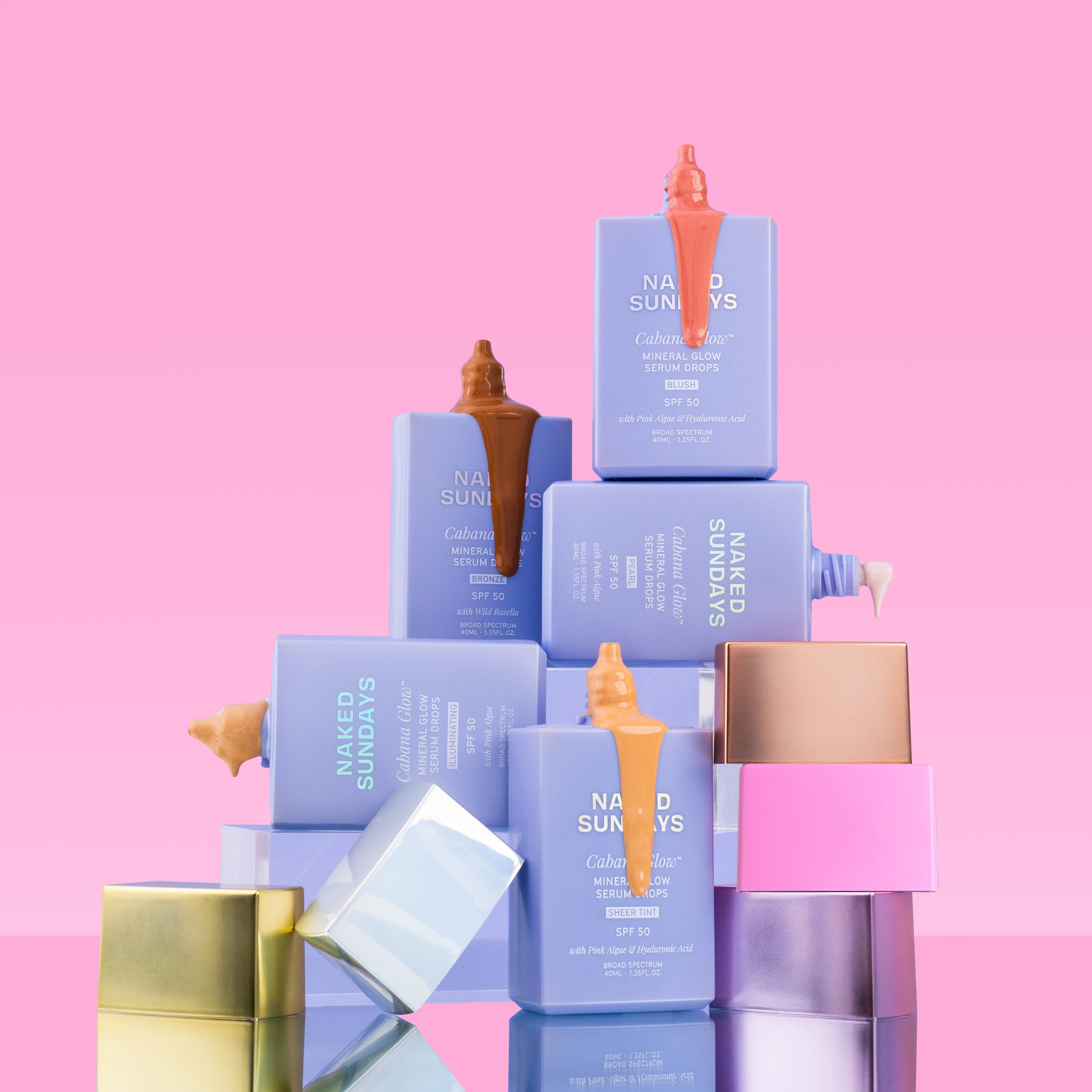 CabanaGlow™ SPF50 Mineral Glow Serum Drops - Variants