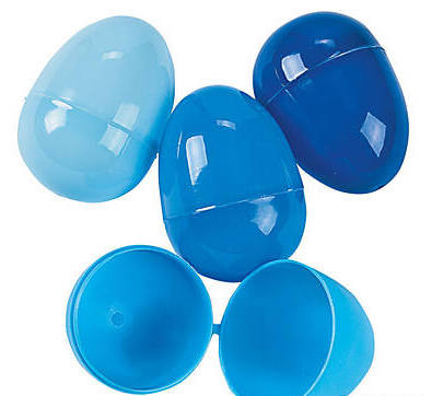 Bulk 100 PCS Blue Easter Eggs 1863BL