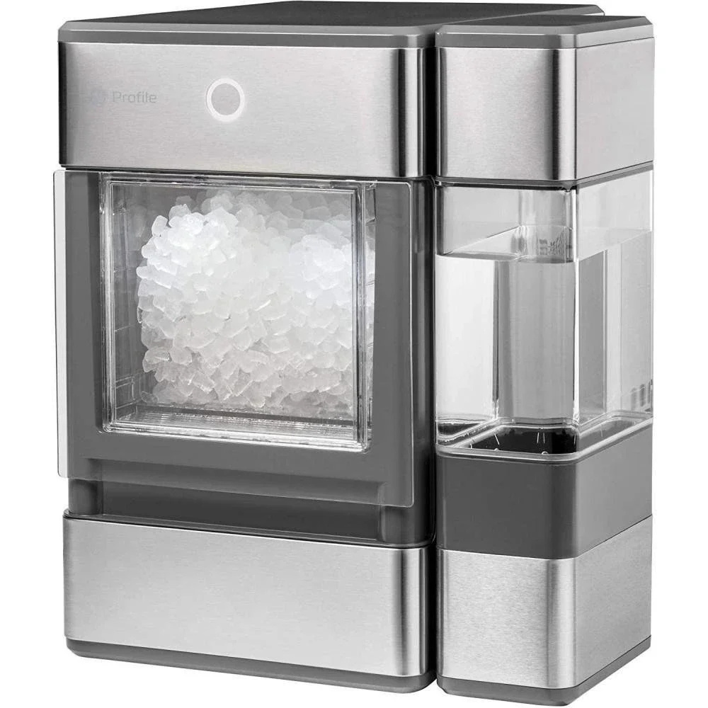 GE Profile Opal Countertop Nugget Ice Maker, Stainless Steel with LED, Bluetooth-Enabled, 24 lbs/day