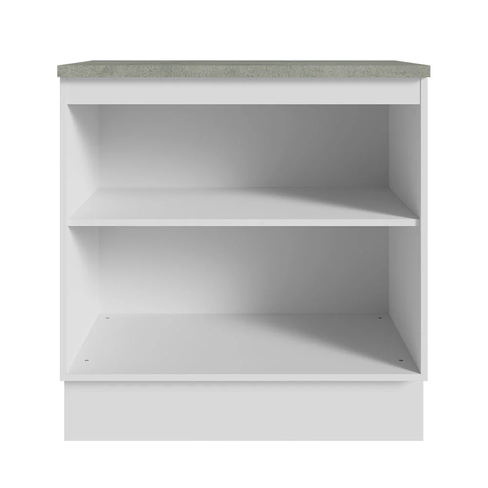 2025 Mueble Para Lavamanos Blanco 80x84cm Individual Sin Lavamanos Y Sin Cajones