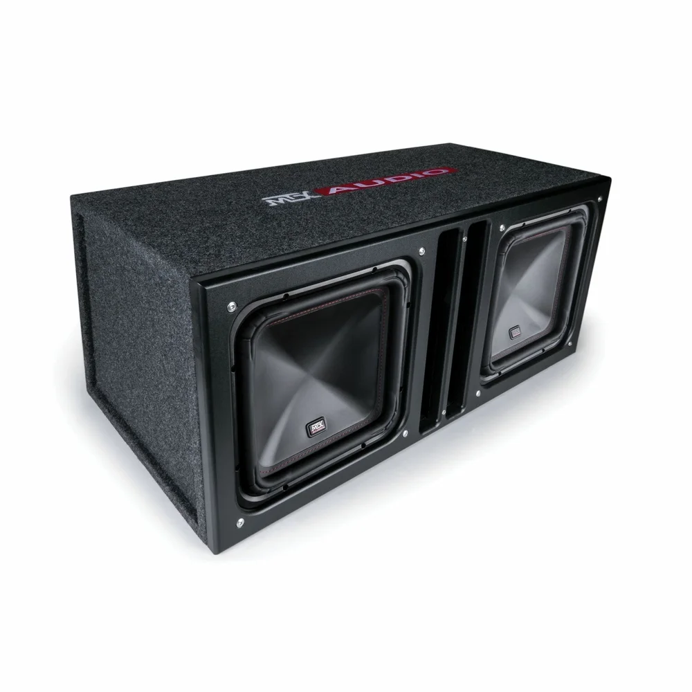 2025 MTX SLH12X2S Subwoofer doble de 12