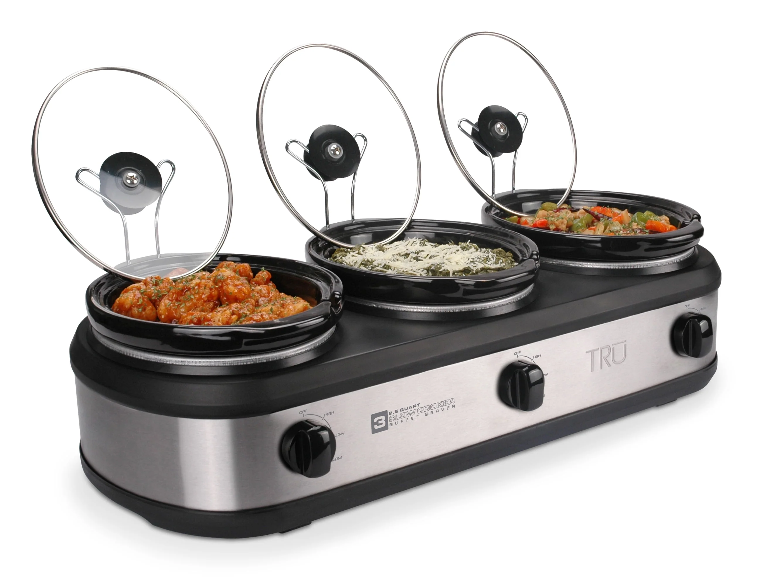 TRU Triple Crock Buffet Slow Cooker