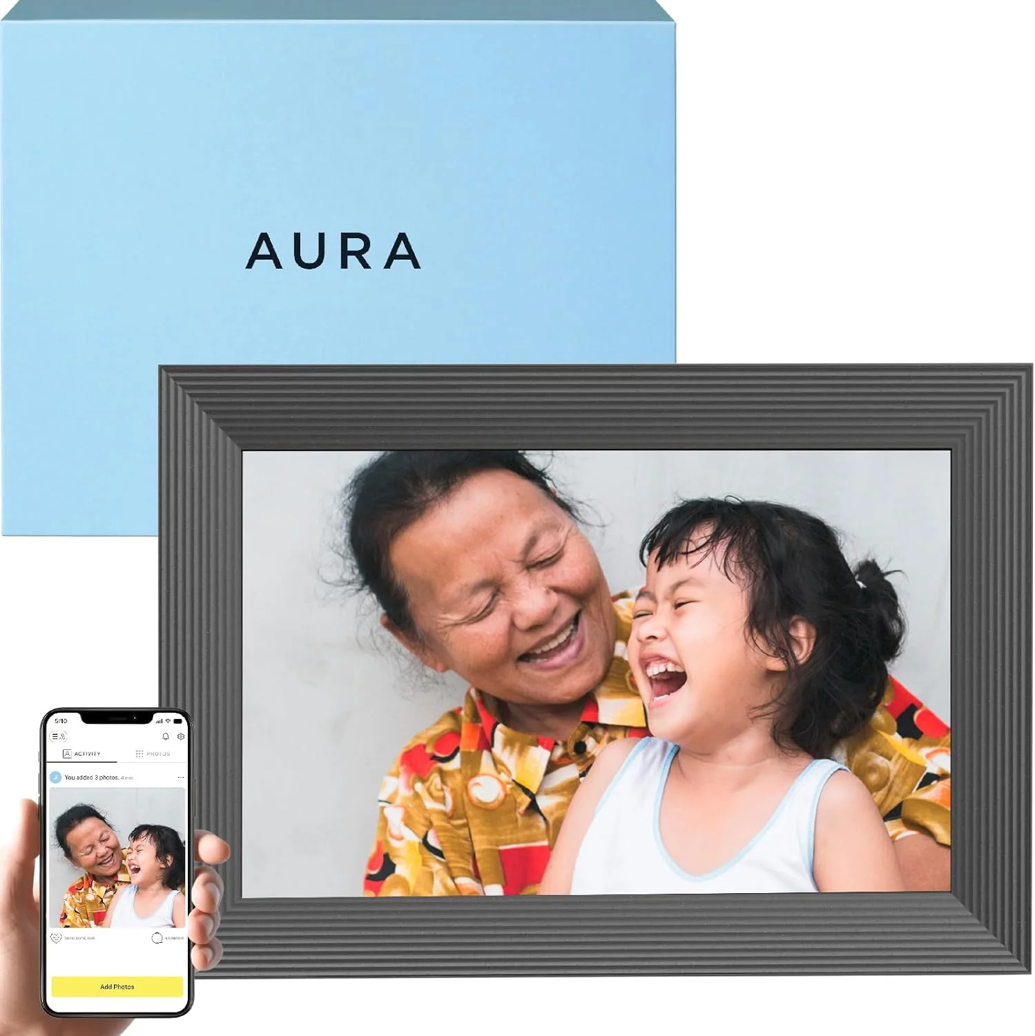 Aura Carver 10.1" WiFi Digital Picture Frame