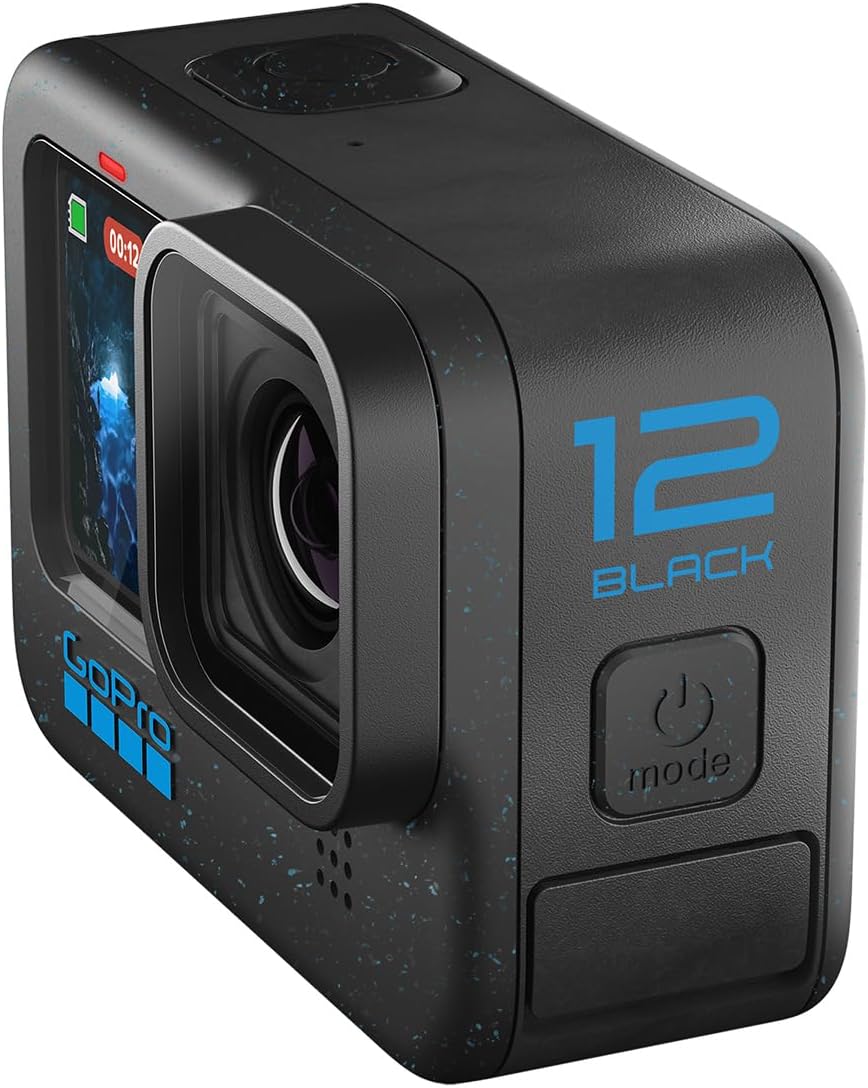 GoPro HERO12 Black - Cámara de acción a Prueba de Agua con Video 5.3K60 Ultra HD, Fotos de 27MP, HDR, Sensor de Imagen de 1/1.9