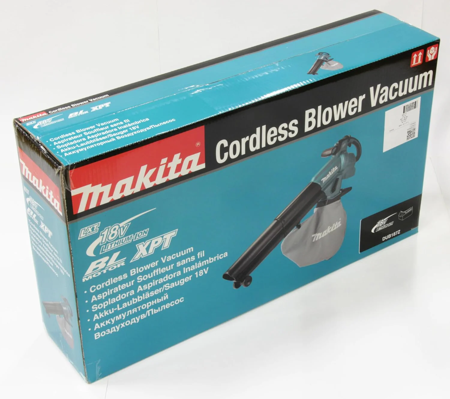 Makita DUB187Z Akku-Laubbläser/Sauger 18V (ohne Akku, ohne Ladegerät)
