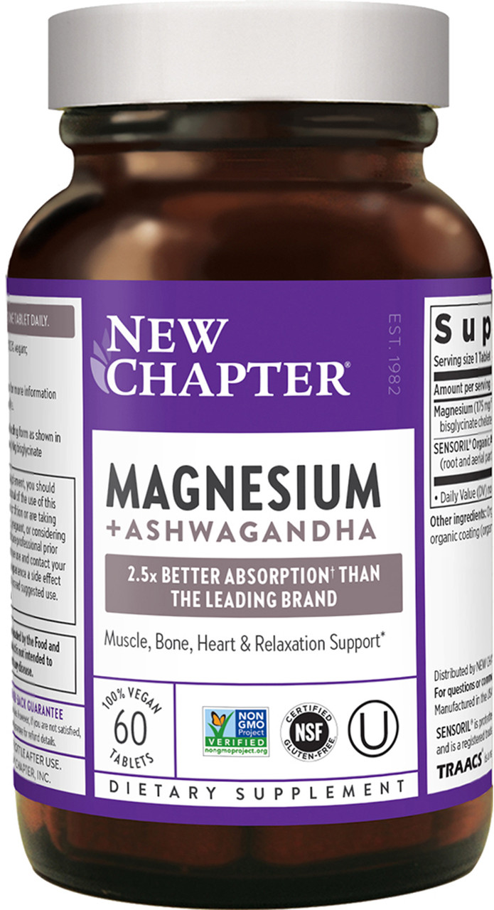 Magnesium plus Ashwagandha 60 tablets