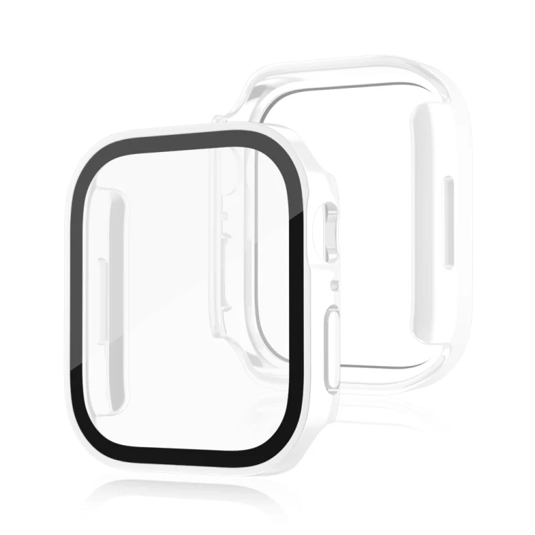 Life Waterproof 2 in 1 PC Frame + Tempered Glass Protective Case, For Apple Watch Series 9 / 8 / 7 45mm, For Apple Watch Series 9 / 8 / 7 41mm, For Apple Watch Series 6 / 5 / 4 / SE 44mm, For Apple Watch Series 6 / 5 / 4 / SE 40mm